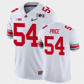 #54 Billy Price 2021 National Championship OSU Buckeyes Mens White Jersey 835966-818 #54 Billy Price 2021 National Championship OSU Buckeyes Mens White Jersey 835966-818