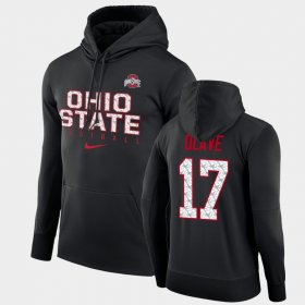 #17 Chris Olave Football Practice Ohio State Buckeyes Performance Pullover Men Black Hoodie 585662-360 #17 Chris Olave Football Practice Ohio State Buckeyes Performance Pullover Men Black Hoodie 585662-360