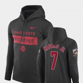 #7 Dwayne Haskins Sideline Seismic OSU Buckeyes Football Performance Men Anthracite Hoodie 825318-817 #7 Dwayne Haskins Sideline Seismic OSU Buckeyes Football Performance Men Anthracite Hoodie 825318-817