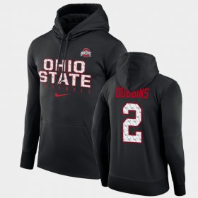 #2 J.K. Dobbins Football Practice Ohio State Performance Pullover Men's Black Hoodie 839922-689 #2 J.K. Dobbins Football Practice Ohio State Performance Pullover Men's Black Hoodie 839922-689