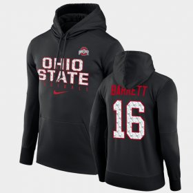 #16 J.T. Barrett Football Practice Ohio State Performance Pullover Mens Black Hoodie 638098-144 #16 J.T. Barrett Football Practice Ohio State Performance Pullover Mens Black Hoodie 638098-144