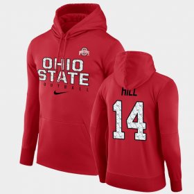 #14 K.J. Hill Football Practice Ohio State Performance Pullover Mens Scarlet Hoodie 180227-310 #14 K.J. Hill Football Practice Ohio State Performance Pullover Mens Scarlet Hoodie 180227-310