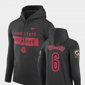 #6 Sam Hubbard Sideline Seismic OSU Football Performance Men Anthracite Hoodie 459479-225 #6 Sam Hubbard Sideline Seismic OSU Football Performance Men Anthracite Hoodie 459479-225