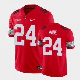 #24 Shaun Wade Alumni Football Game Ohio State Buckeyes Player Men Scarlet Jersey 232348-666 #24 Shaun Wade Alumni Football Game Ohio State Buckeyes Player Men Scarlet Jersey 232348-666