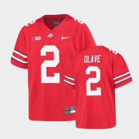 #2 Chris Olave Alumni Football Game OSU Buckeyes Youth Scarlet Jersey 790650-359 #2 Chris Olave Alumni Football Game OSU Buckeyes Youth Scarlet Jersey 790650-359