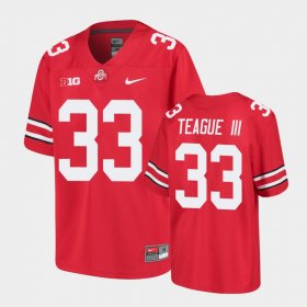 #33 Master Teague III College Football Ohio State Youth Scarlet Jersey 184435-904 #33 Master Teague III College Football Ohio State Youth Scarlet Jersey 184435-904